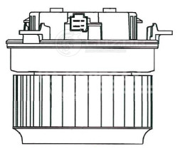 Электровентилятор отопителя для автомобилей Audi A6 (C7) (11-)
