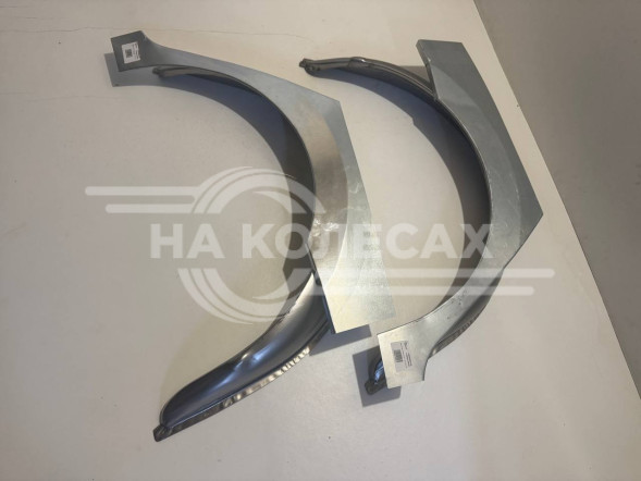 Ремонтные задние арки (наружняя + внутренняя) Skoda Rapid 1