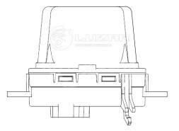 Резистор электровентилятора отопителя для автомобилей VW Touareg (02-)/Audi Q7 (05-) (auto A/C)