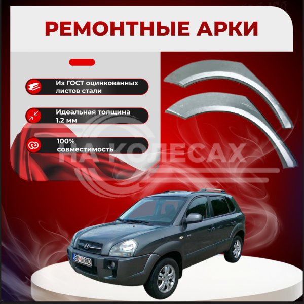 Ремонтные задние арки Hyundai Tucson 1