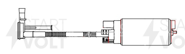 Мотор бензонасоса для автомобилей Kia Picanto (17-) 1.0i/1.2i