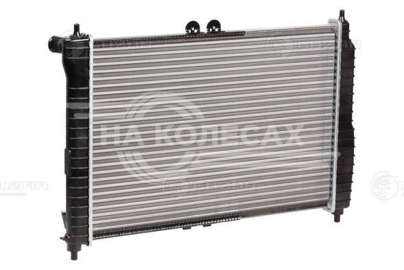 Радиатор охлаждения для автомобилей Aveo (05-) MT A/C+ (сборный)