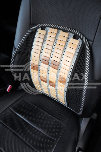 Поддержка спины анатомическая с деревянными вставками