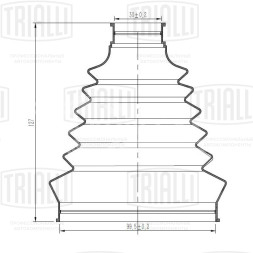 Пыльник ШРУСа наружного для автомобилей Chevrolet Tahoe (GMT900) (07-)
