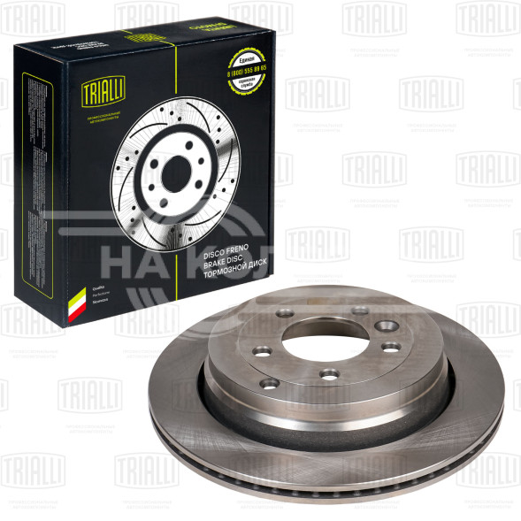 Диск тормозной для автомобилей Land Rover Discovery III (04-) / Discovery IV (09-) / Range Rover Sport I (05-) задний d=325