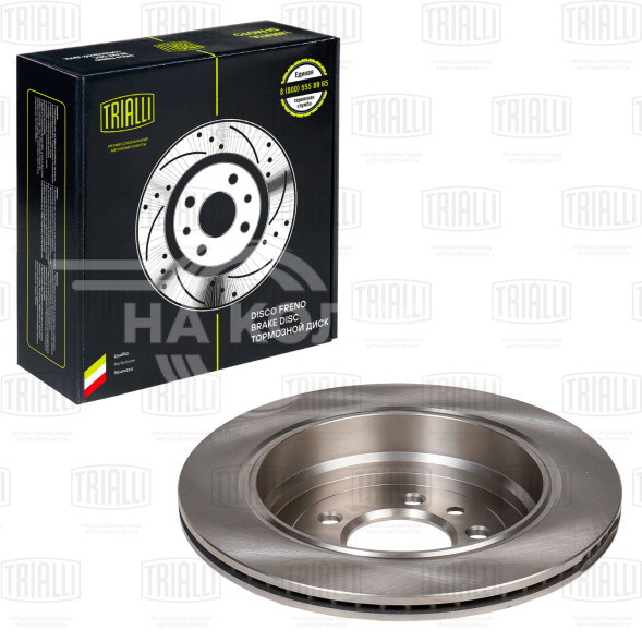 Диск тормозной для автомобилей Land Rover Discovery III (04-) / Discovery IV (09-) / Range Rover Sport I (05-) задний d=325