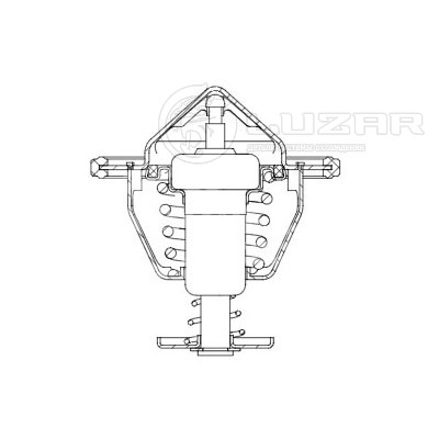 Термостат для автомобилей Lifan X60 (11-) 1.8i (82°С) (термоэл.)