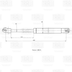 Амортизатор (упор) стекла крышки багажника для автомобиля Ford Kuga (08-)