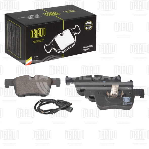 Колодки тормозные для автомобилей BMW 1 (F20/21) (11-) / 3 (F30/80) (11-) дисковые передние для тормозной системы Ate (в комплекте с датчиком)