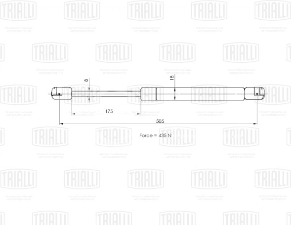 Амортизатор (упор) крышки багажника для автомобиля Opel Astra J (10-) GTC хетчбэк 3-х дверный