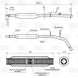 Глушитель для автомобилей Renault Logan ll (12-) 1.6i 8кл. дополнительный (резонатор) (алюминизированная сталь)
