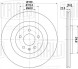 Диск тормозной для автомобилей Audi A4 (07-) / A5 (07-) / A6 (11-) / A7 (10-) / Q5 (08-) / Q7 (15-)/ Porsche Macan (14-) задний d=330
