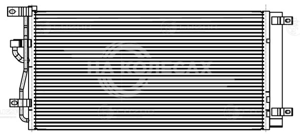 Радиатор кондиционера для автомобилей Сaptiva(06-)/Antara(06-) 2.0D(B20DTH)/2.2 D