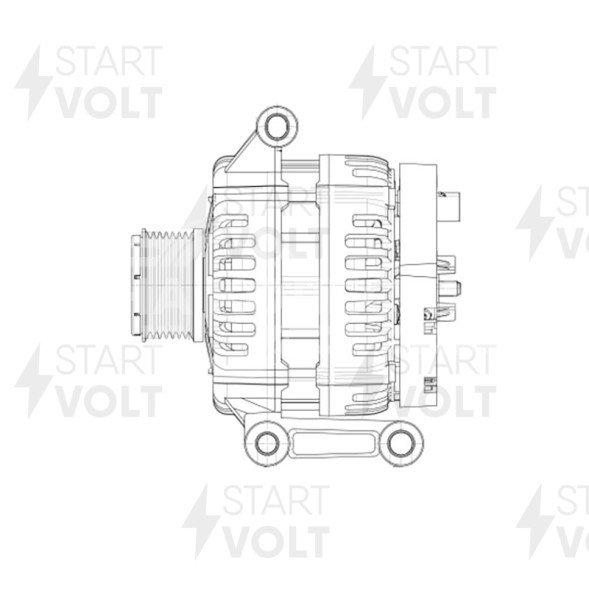 Генератор для автомобилей Ford Transit (06-)/Land Rover Defender (06-) 2.4TDCi 150A