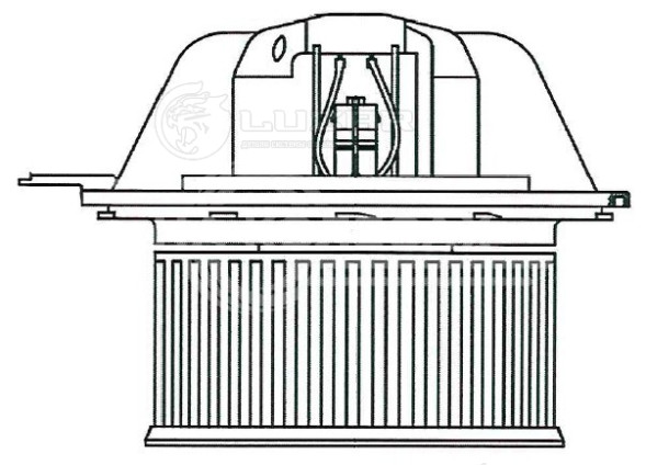 Электровентилятор отопителя для автомобилей Mercedes-Benz A (W169) (04-)/B (W245) (05-)