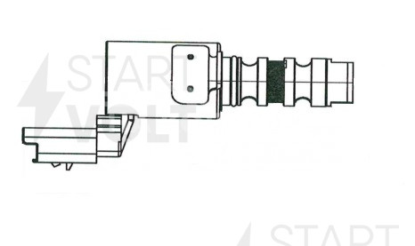 Клапан электромагнитный регулировки фаз ГРМ для автомобилей PSA C5 (08-)/407 (05-) 1.8i/2.0i выпускной