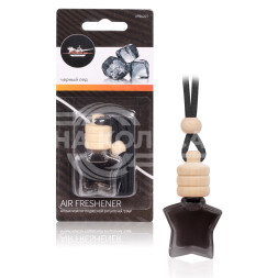 Ароматизатор подвесной бутылочка &quot;Star&quot; Черный лед