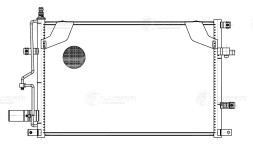 Радиатор кондиционера для автомобилей Volvo S60 (00-)/S80 (98-)/XC70 (97-)