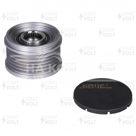 Шкив с обгонной муфтой генератора для автомобилей Nissan Almera III G15 (12-)/Renault Duster (10-) 1.6i