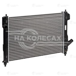 Радиатор охлаждения для автомобилей Aveo T255 (08-) 1.4i MT (сборный)
