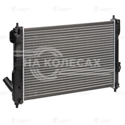 Радиатор охлаждения для автомобилей Aveo T255 (08-) 1.4i MT (сборный)