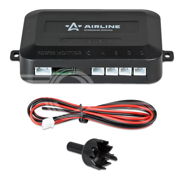 Парктроник на 4 датчика (черные), беспроводной LED дисплей