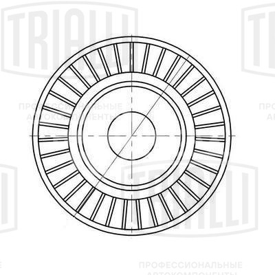 Ролик привод. ремня для автомобилей BMW 5 (E39) (95-) 1.7d/2.5d/2.5i AC (натяжной) без кронштейна