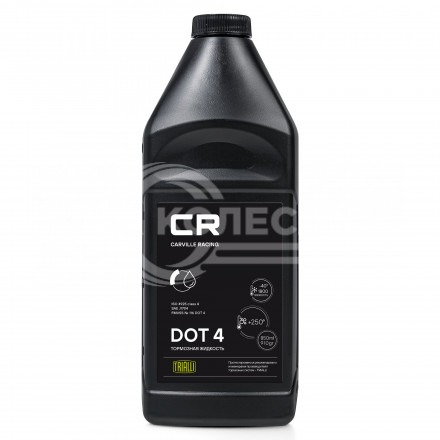 Тормозная жидкость DOT 4, 850мл/910гр