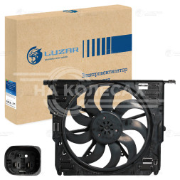 Электровентилятор охлаждения для автомобилей BMW 5 (F10) (10-)/7 (F01) (08-) [B47;N53/55] (с кожухом) (600W)