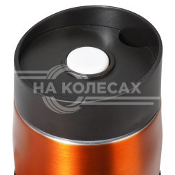 Термокружка с клапаном, 380 мл., оранжевая