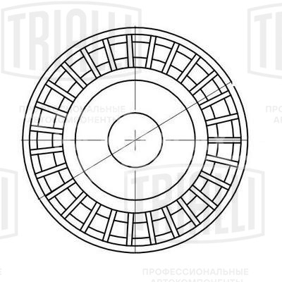 Ролик приводного ремня для автомобилей Volvo S40 II (04-) 2.0i/2.4i/2.5i генератора (только ролик натяжителя)