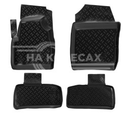 Ковры для UAZ Patriot (05-14), 4 шт., выс. борт, ТЭП, черн.