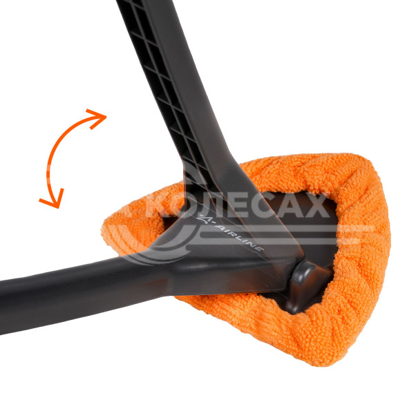 Щетка для мытья лобового стекла из микрофибры треугольная (14*12 см)