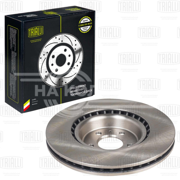 Диск тормозной для автомобилей Audi A4 (07-) / A5 (07-) / A6 (11-) / A7 (10-) / Q5 (08-) передний d=345