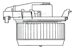 Электровентилятор отопителя для автомобилей Toyota RAV 4 (06-)/RAV 4 (13-)/Corolla (13-) (auto A/C)