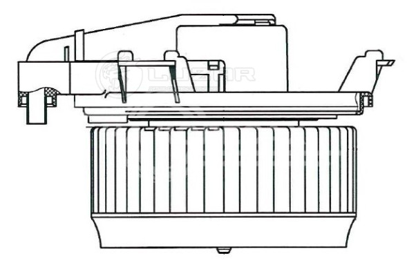 Электровентилятор отопителя для автомобилей Toyota RAV 4 (06-)/RAV 4 (13-)/Corolla (13-) (auto A/C)