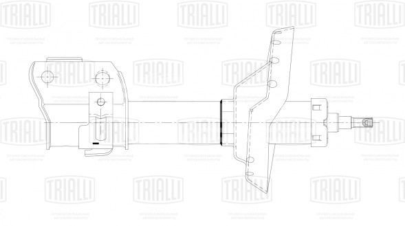 Амортизатор (стойка) передний правый для автомобиля Subaru Impreza (08-) 2.0