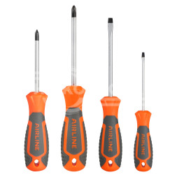 Набор отверток 4 пр. (SL3х75мм,SL5х100мм,PH1х75мм, PH2х100мм), блистер