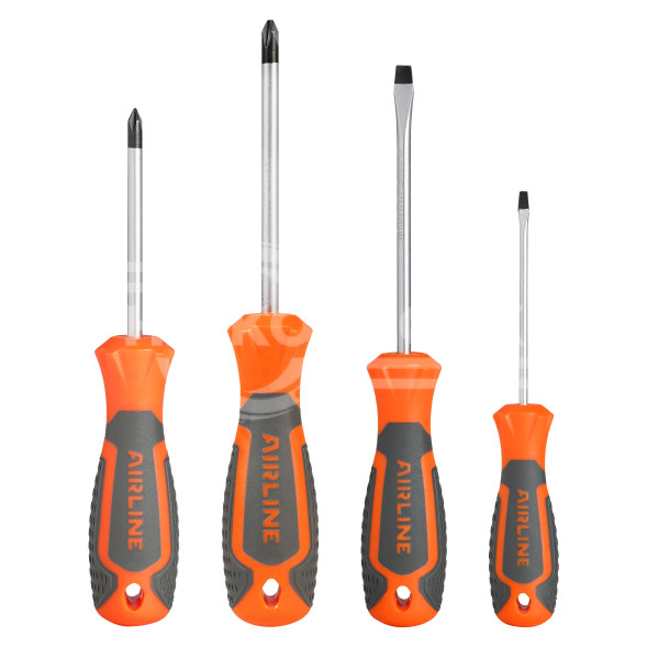 Набор отверток 4 пр. (SL3х75мм,SL5х100мм,PH1х75мм, PH2х100мм), блистер