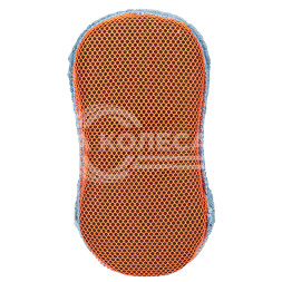 Губка для мытья из микрофибры и коралловой ткани (24*11 см)