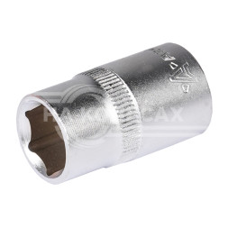 Головка торцевая 1/2&quot; DR шестигранная 14мм пласт. подвес