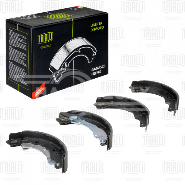 Колодки тормозные для автомобилей Citroen C3 (03-)/C2 (02-)/Peugeot 1007 (05-) барабанные 203x37