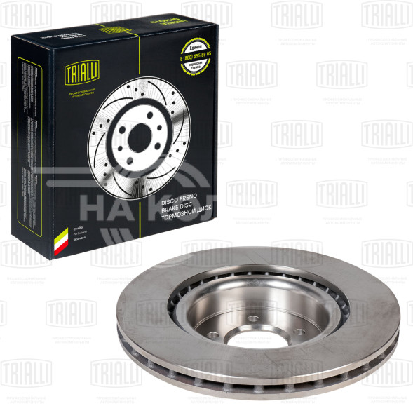 Диск тормозной передний для автомобилей Land Rover Discovery IV (09-) / Range Rover Sport I (05-) d=360 окрашенный