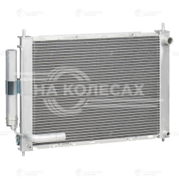 Радиатор охлаждения для автомобилей Note (06-)/Micra (02-) 1.2i/1.4i/1.6i (в сборе с конденсором)