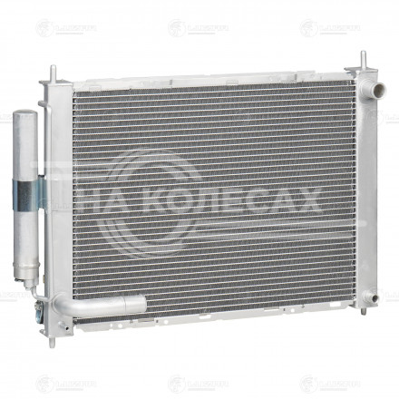 Радиатор охлаждения для автомобилей Note (06-)/Micra (02-) 1.2i/1.4i/1.6i (в сборе с конденсором)