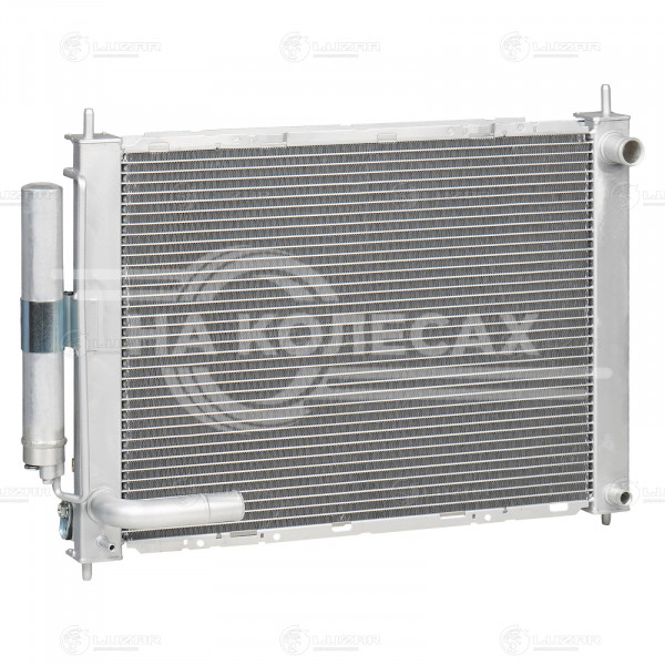 Радиатор охлаждения для автомобилей Note (06-)/Micra (02-) 1.2i/1.4i/1.6i (в сборе с конденсором)
