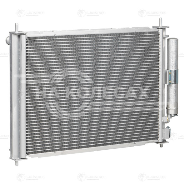 Радиатор охлаждения для автомобилей Note (06-)/Micra (02-) 1.2i/1.4i/1.6i (в сборе с конденсором)
