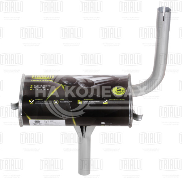 Глушитель для автомобилей Лада 1111 основной (алюминизированная сталь)