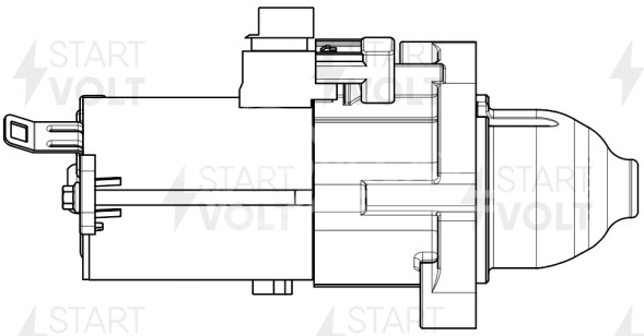Стартер для автомобилей Honda Accord VII (03-)/Accord VIII (08-) 2.4i 1,6кВт