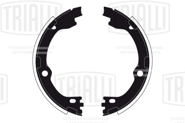 Колодки тормозные барабанные стояночного тормоза для автомобилей Kia Sorento III (14-) 189x26